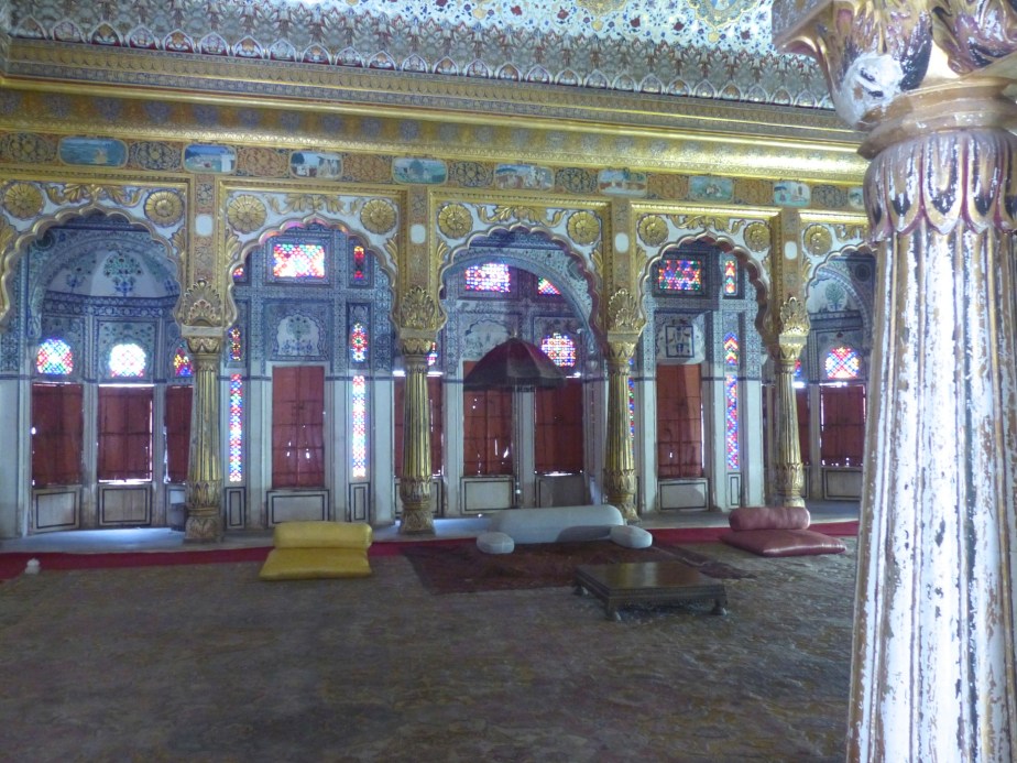Throne room, Mehrangarh.